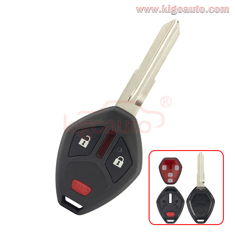 (shoulder blade)FCC OUCG8D-625M-A Remote key 3 button MIT3 blade 315Mhz ID46 chip for 2007-2017 Mitsubishi Outlander Sport PN 6370A148