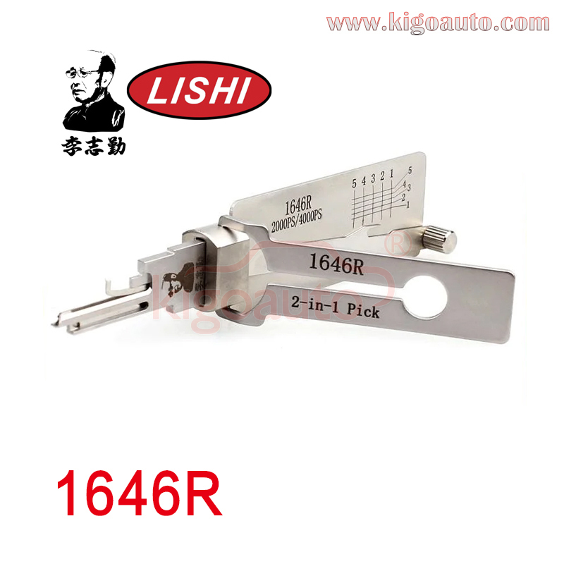 Original Lishi 1646R 2-in-1 Pick for National Compx Mailbox Locks