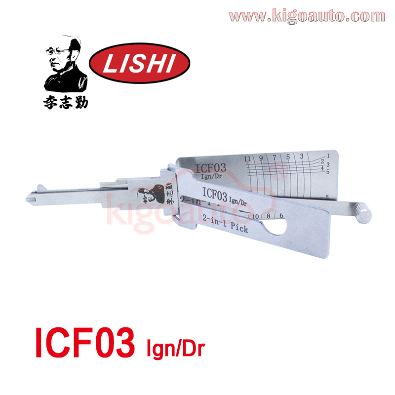 Original Lishi 2in1 Pick ICF03 for Ford Ign/Dr