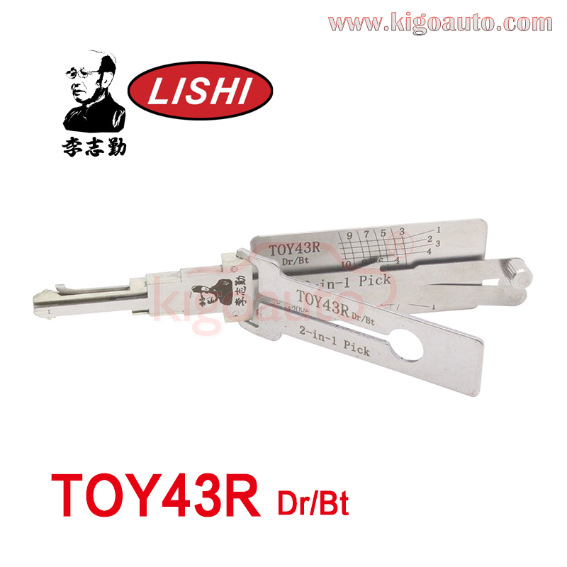 Original Lishi 2in1 Pick TOY43R dr/bt