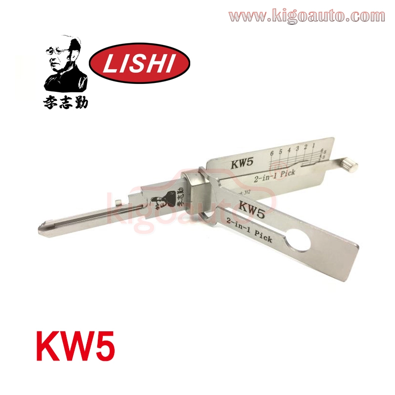 Original KW5 2-in-1 Pick Decoder Lishi Residential tool