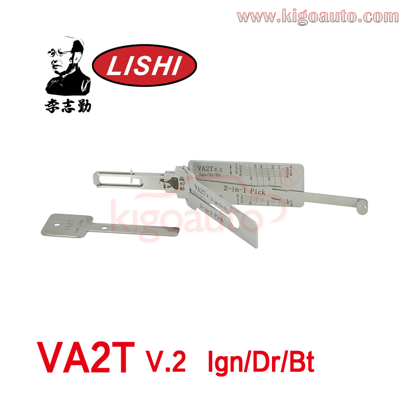 Original Lishi 2 in 1 Pick VA2T Ign/Dr/Bt