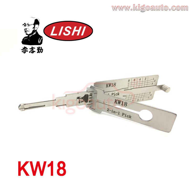 Original Lishi 2 in 1 Pick KW18