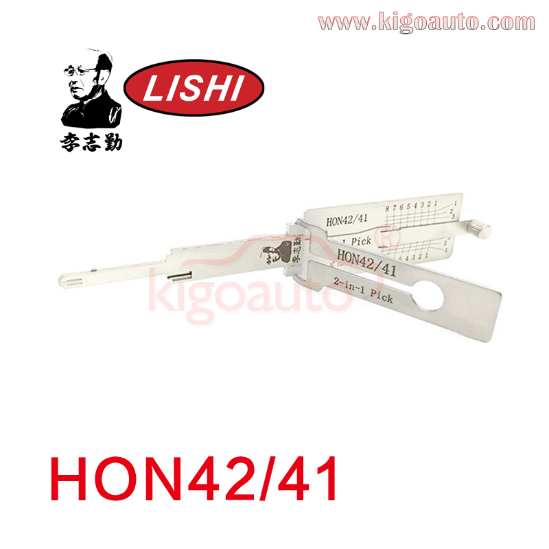 Original Lishi HON42/41 2in1 Decoder and Pick for Honda Motorcycles