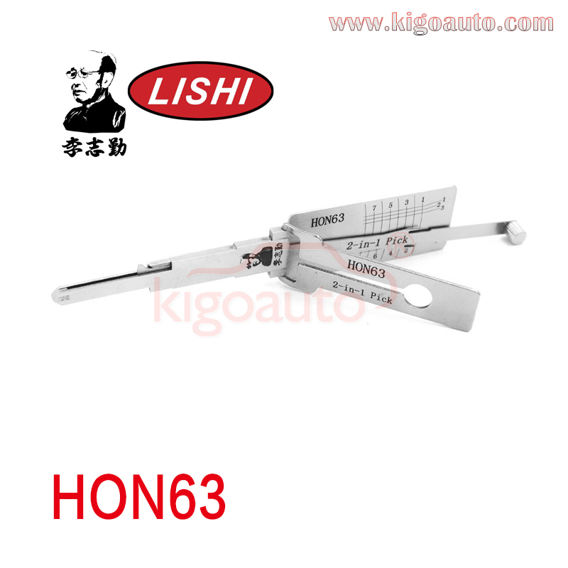 Original Lishi HON63 2-in-1 Lock Pick and Decoder for Honda