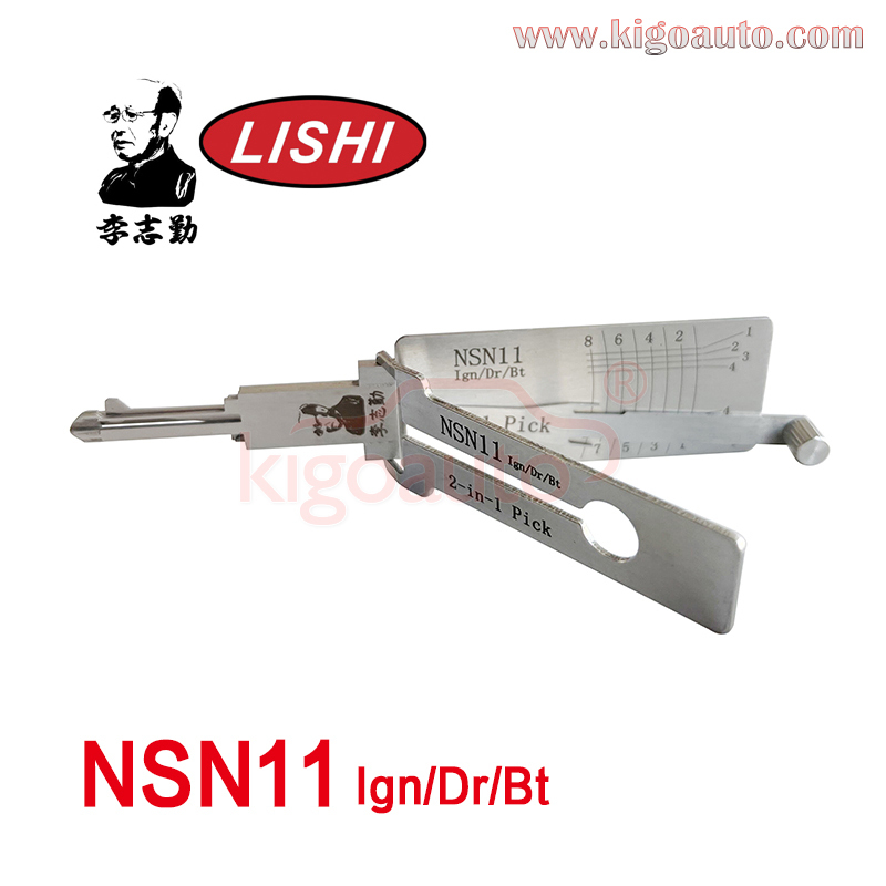 Original Lishi 2in1 Pick NSN11 Ign/Dr/Bt