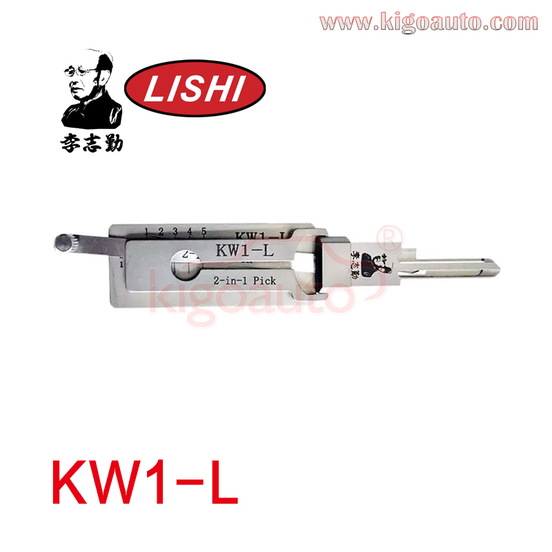 Original Lishi Kwikset KW1-L 2-in-1 Residential Pick Decoder