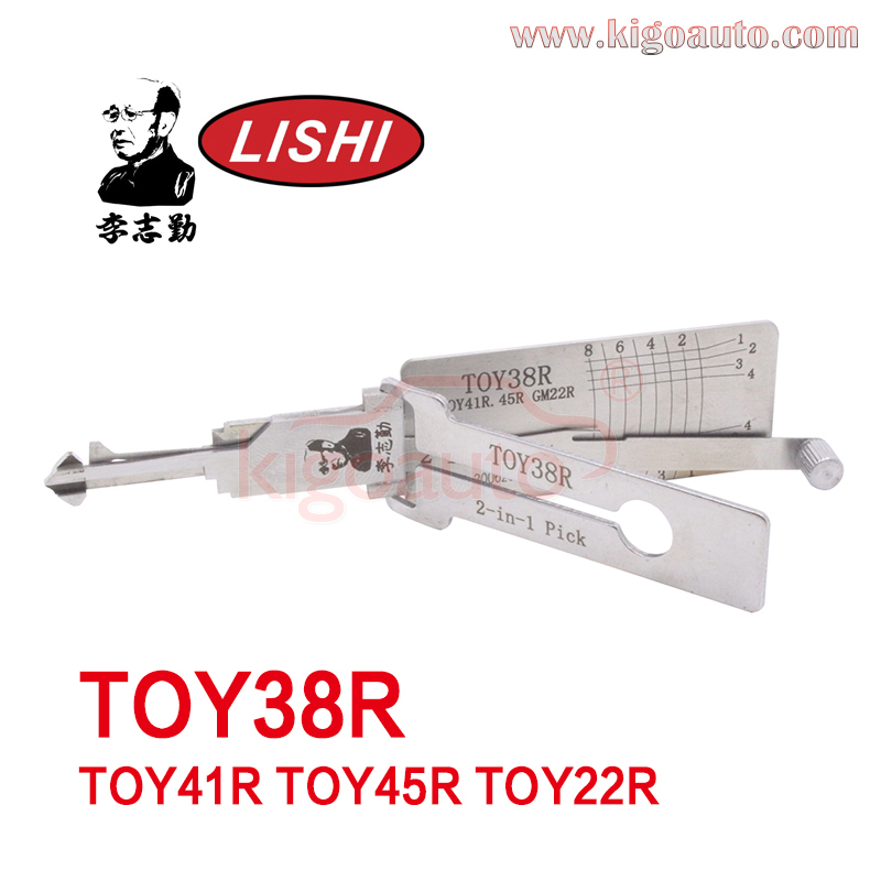 Original Lishi 2in1 Pick TOY38R TOY41R TOY45R GM22R