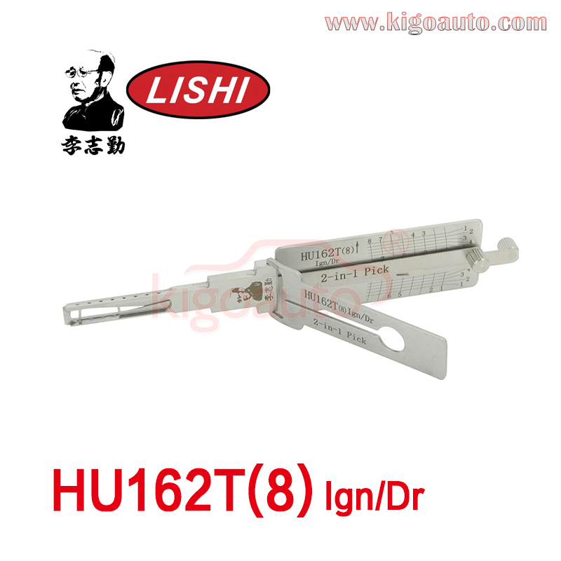 Original LISHI VAG2015 / HU162T(8) Ign/Dr 2-in-1 Auto Lock Pick Decoder for New VW