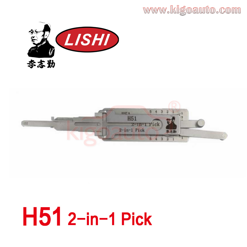 Original Lishi 2 in 1 Pick H51