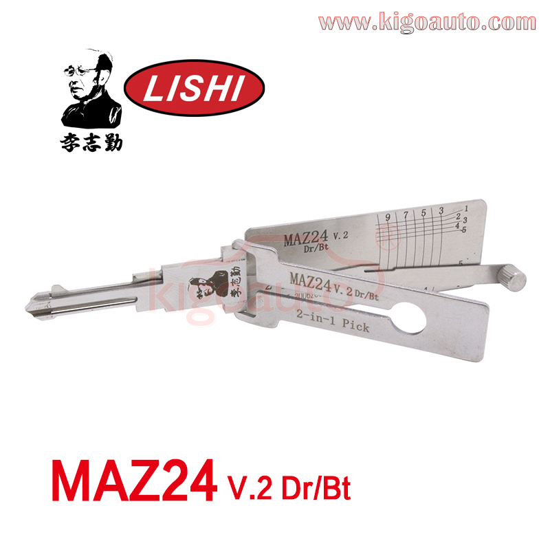Original Lishi 2 in 1 Pick Maz24 v.2 Dr/Bt