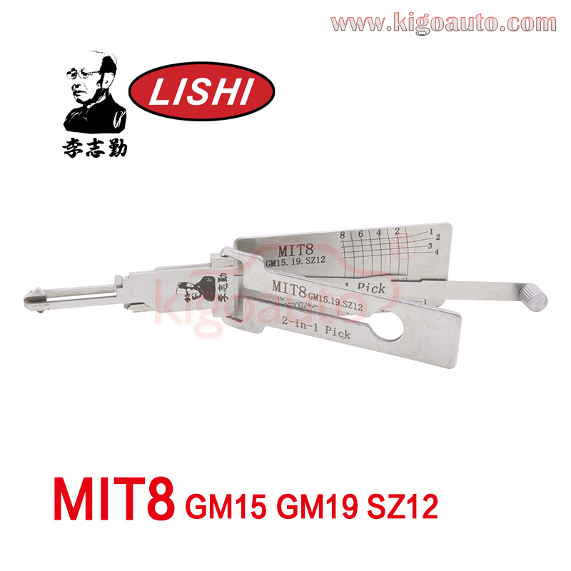 Original Lishi 2in1 Pick MIT8 GM15 GM19 SZ12