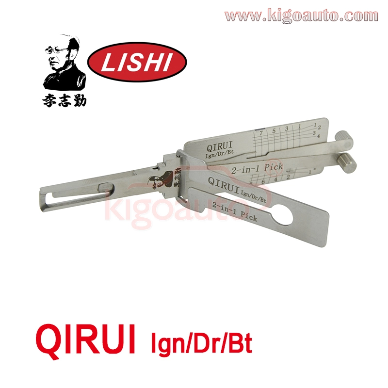 Original LISHI 2in1 Pick QIRUI Ign/Dr/Bt