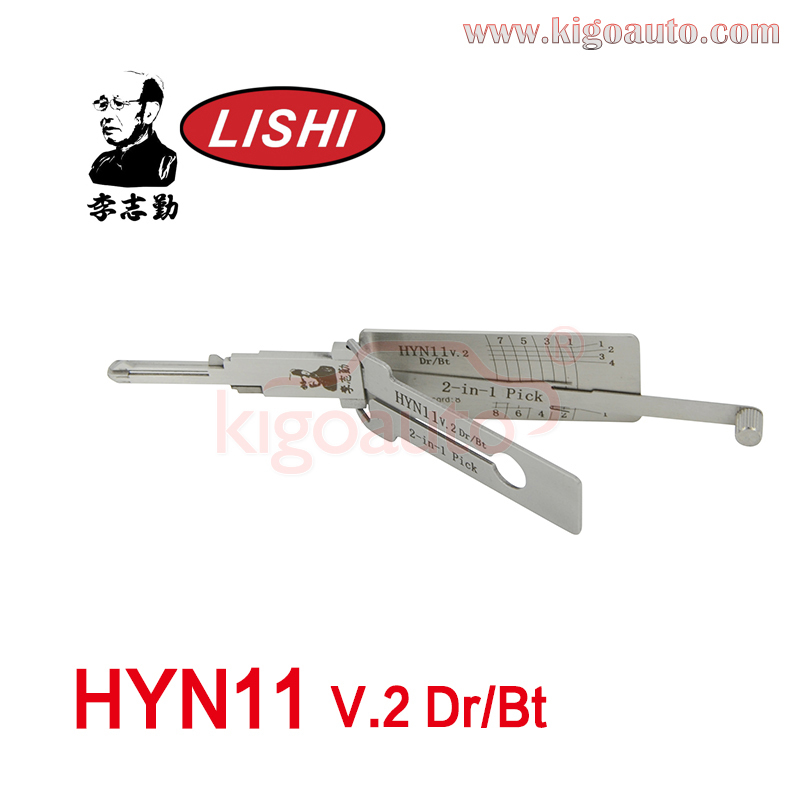 Original Lishi 2in1 Pick HYN11 V.2 Dr/Bt