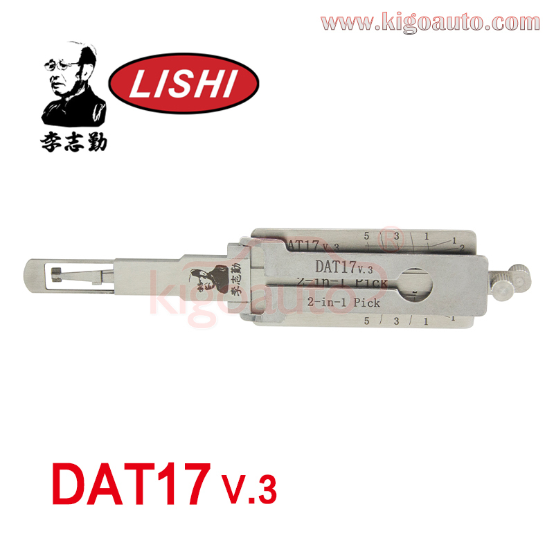 Original Lishi 2-in-1 Pick DAT17 v.3
