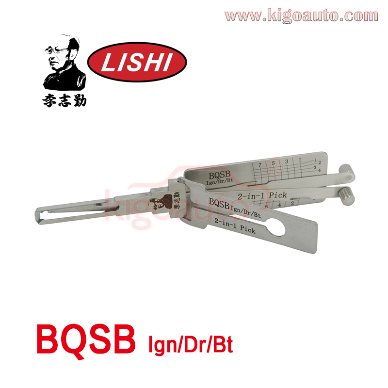 Original Lishi 2in1 Pick BQSB Ign/Dr/Bt