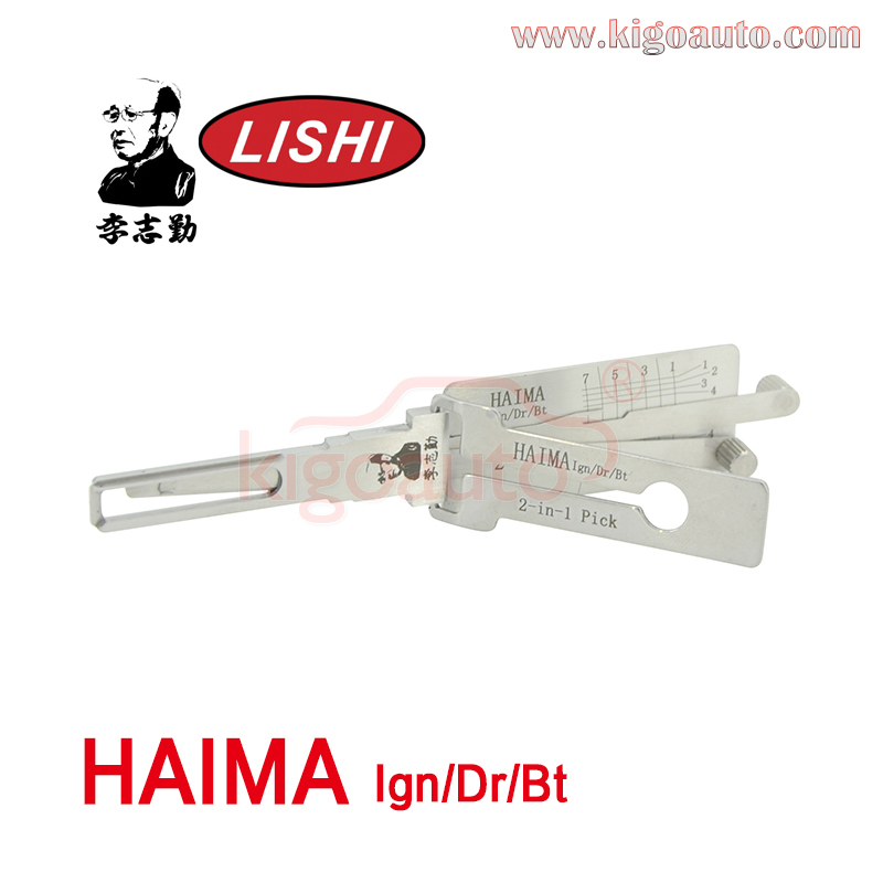 Original Lishi 2in1 Pick HAIMA Ign/Dr/Bt
