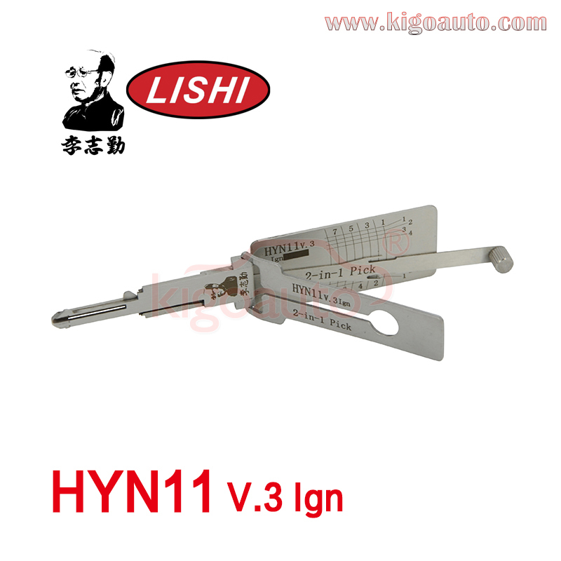 Original Lishi 2in1 Pick HYN11 V.3 Ign
