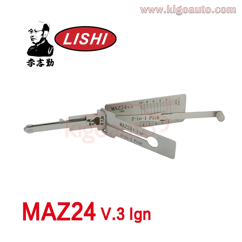 Original Lishi 2in1 Pick MAZ24 V.3 Ign