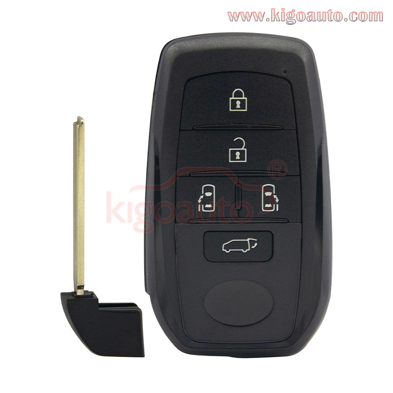 BK1EW Smart Key shell 5 Button for 2022 Toyota Alphard Vellfire