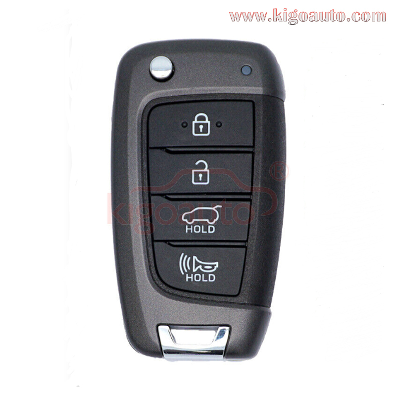 FCC TQ8-RKE-4F39 Smart key shell 4 button for 2018-2021 Hyundai Santa Fe Veloster