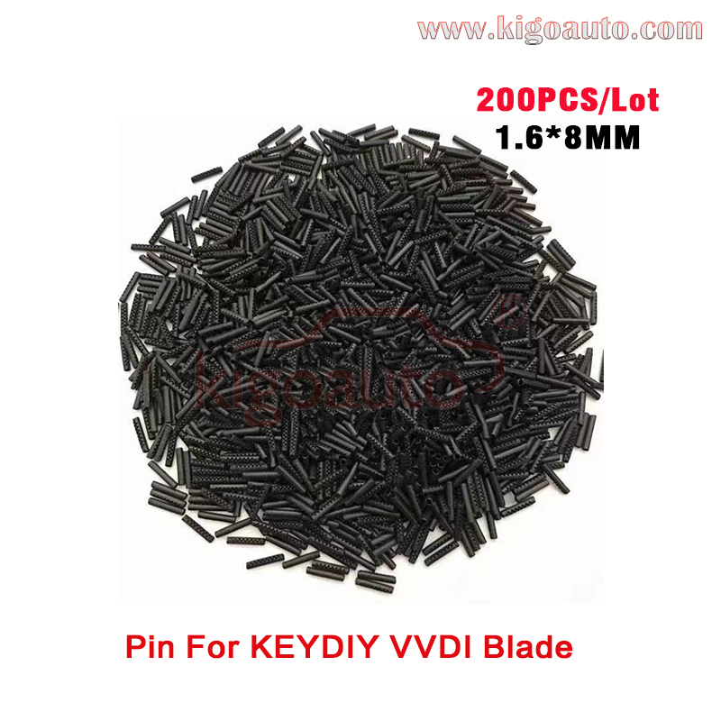 200pcs/box 1.7mm×8.1mm / 2.4mm×6.0mm / 1.6mm x 8.0mm Flip key pin for Hyundai Kia Ford VW Xhorse KEYDIY Flip Keys