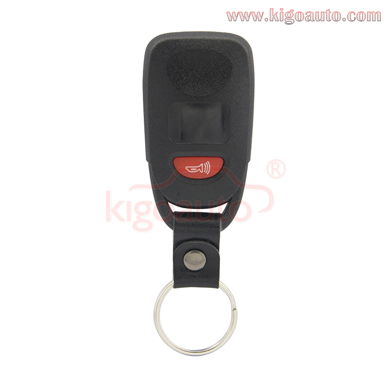 Remote fob key shell 3 button with panic for Hyundai Elantra Sonata Kia Cerato