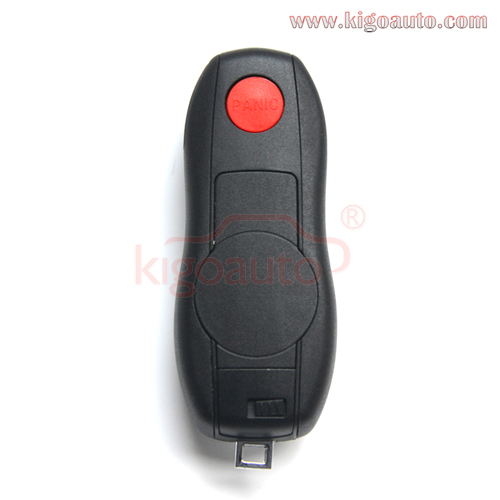 KR55WK50138 Smart key shell 3 button with panic for Porsche 911 Boxter Cayenne Cayman Macan Panamera