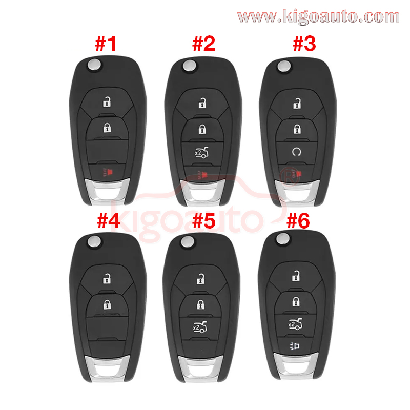 LXP-T003 315MHZ /LXP-T004 433MHZ Refurbished Flip Remote Key 2 / 3 / 4 ...