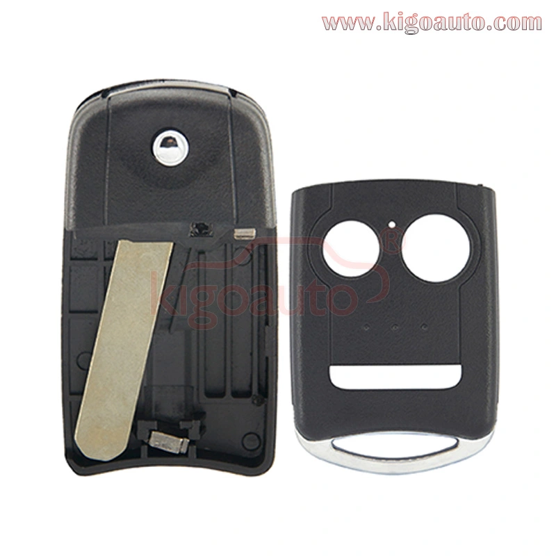 FCC MLBHLIK-1T Flip remote key shell 3 button for Acura TL TSX ZDX 2010 ...