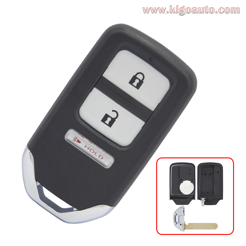 Llave Sin Llave Para Honda CRV 2015-2016 - 4 Botones, FCC ID: ACJ932HK1210A, Batería CR2032