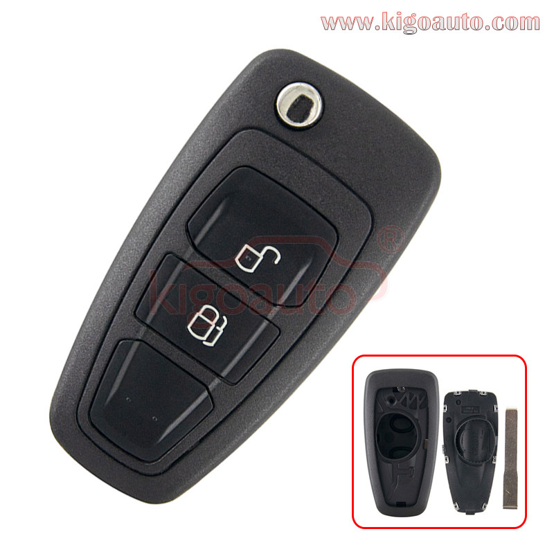 Auto Smart-Remote-Key 2 Taste 433MHz Fit Für Ford Ranger F150 2015 2016 2017 2018 Id49 Pcf7945p Eb3t 15k601 Ba 87829276