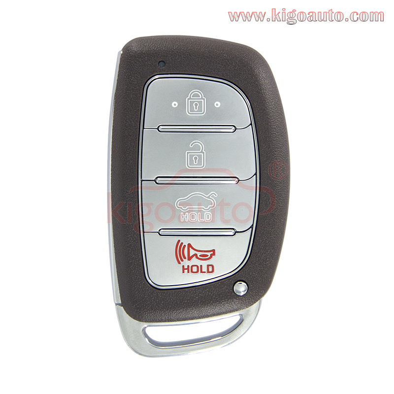 Smart key shell case 4 button for Hyundai Sonata Elantra 2015-2018 PN ...