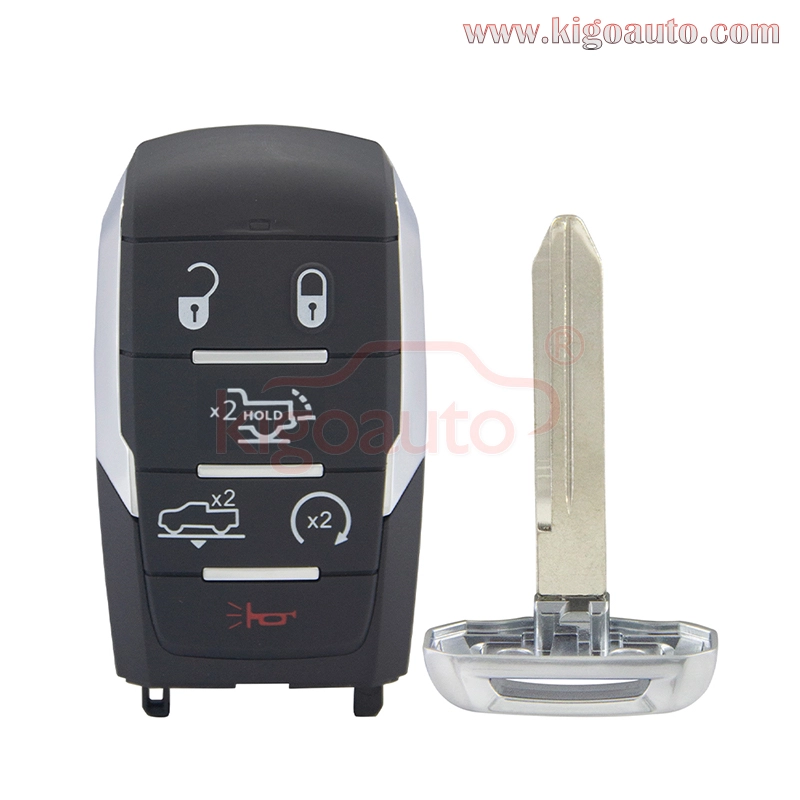 FCC OHT-4882056 Smart key 6 Button 433Mhz 4A Chip for 2025-2026 Dodge ...