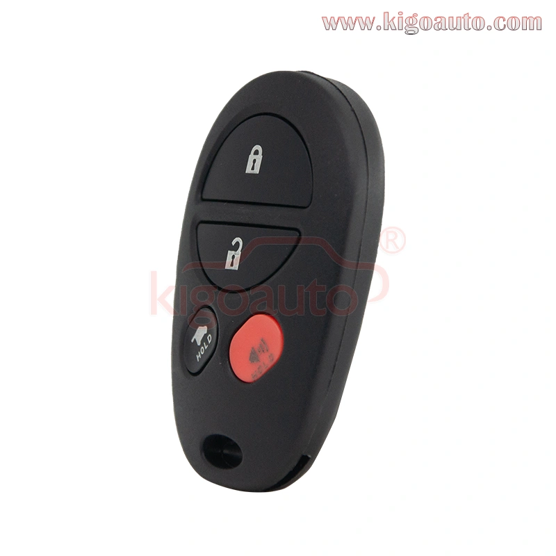 Remote fob case 4 button for Toyota Highlander Sequoia Sienna,Toyota