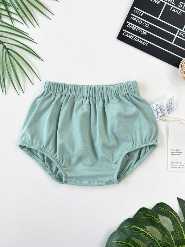 baby cotton jersey blommer shorts