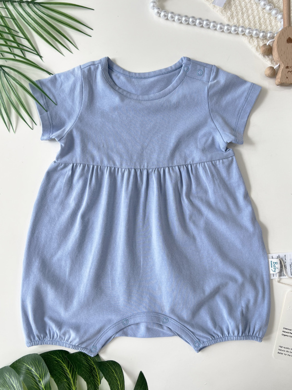 baby unisex short sleeve romper