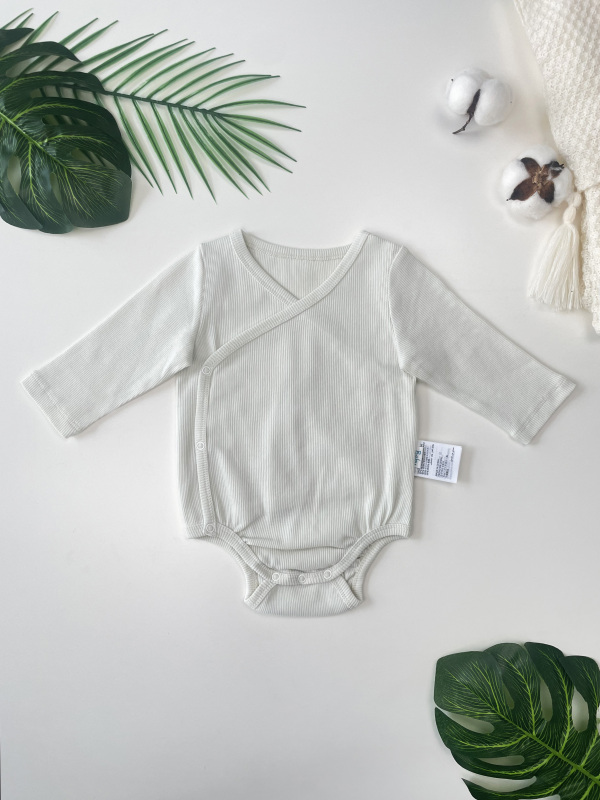 baby unisex long sleeves side snap bodysuit