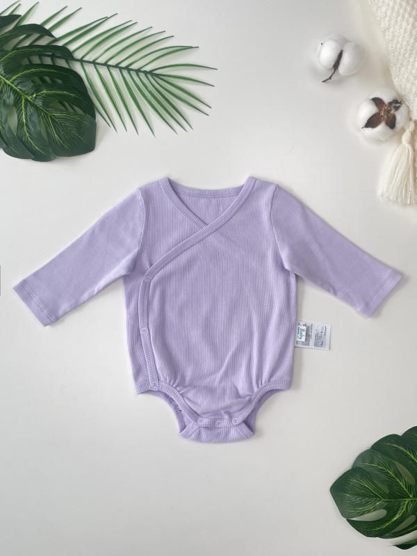 baby unisex long sleeves side snap bodysuit