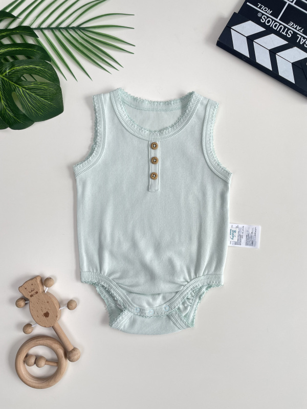 baby girl sleeveless bodysuit