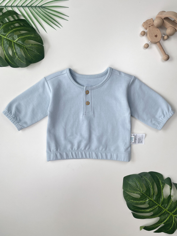 baby tied waist french terry jogger pants
