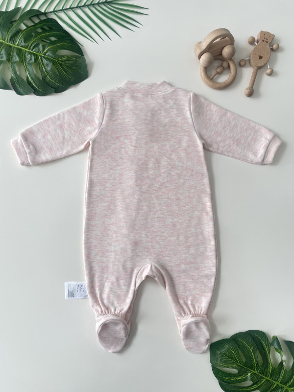 Baby Natural Dyed Zippered Footie Pajamas