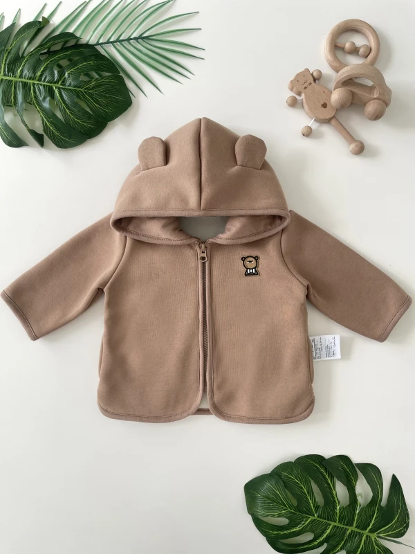 Baby Unisex Fleece Hooded Jacket