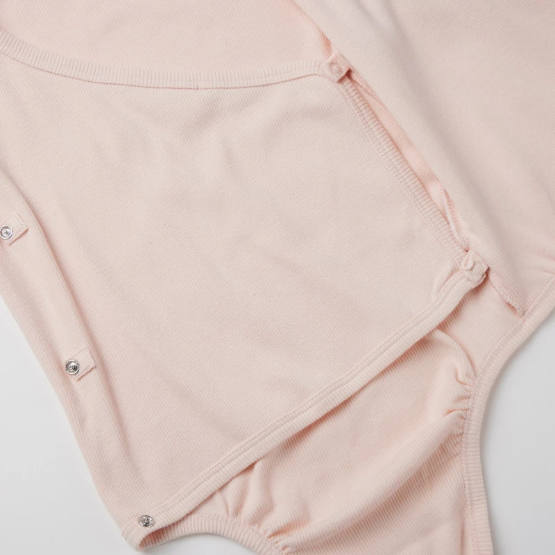 baby unisex long sleeves side snap bodysuit