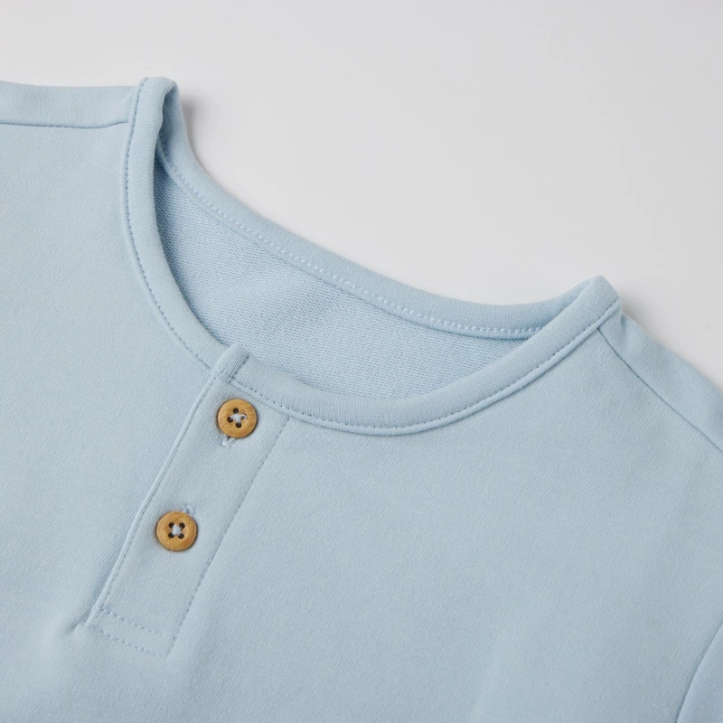 baby pull over drop shoulder sweatshirt