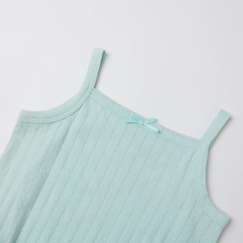 baby girl pointelle  strappy bodysuit