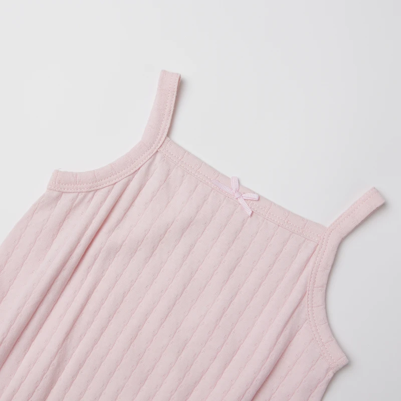 baby girl pointelle  strappy bodysuit