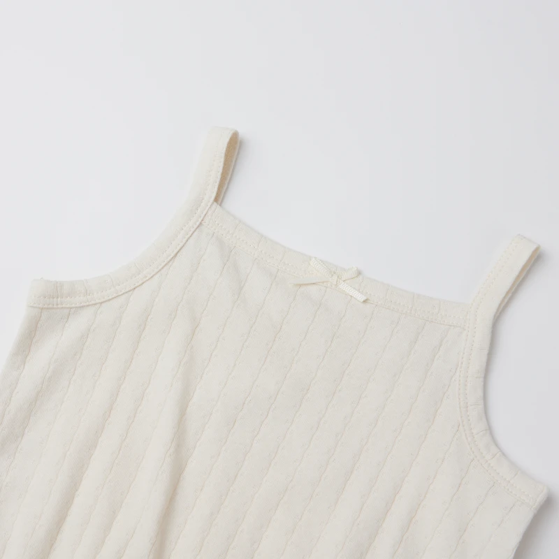 baby girl pointelle  strappy bodysuit
