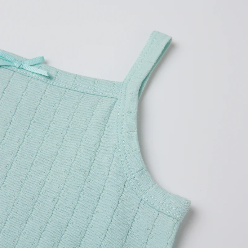 baby girl pointelle  strappy bodysuit