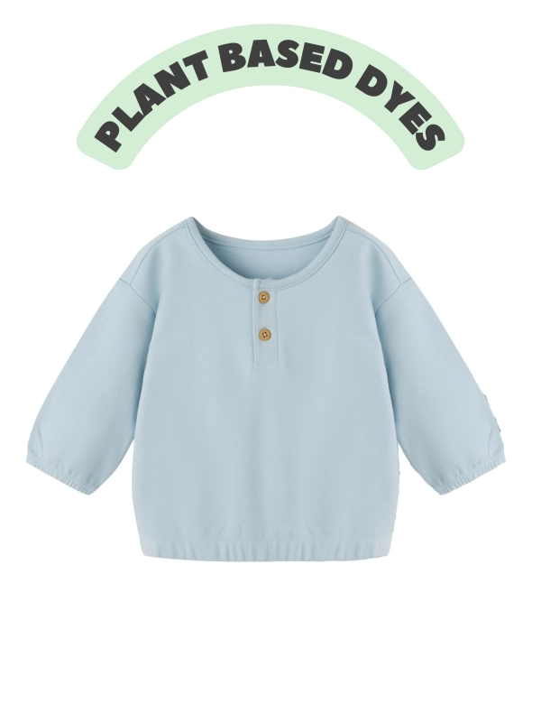 baby pull over drop shoulder sweatshirt